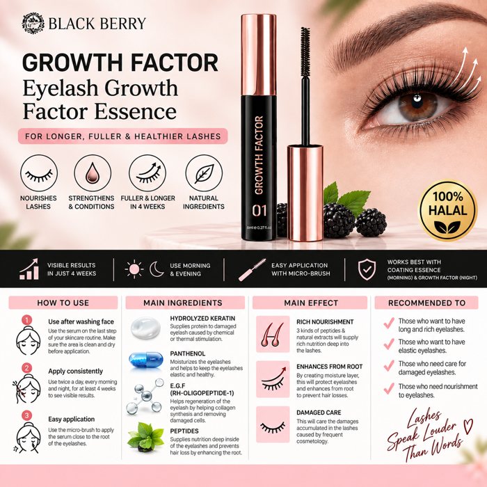 Blackberry Eyelash Growth Factor Essence